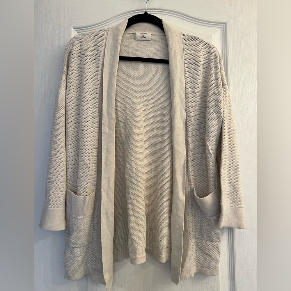 Beige/Cream Wilfred Cardigan XXS